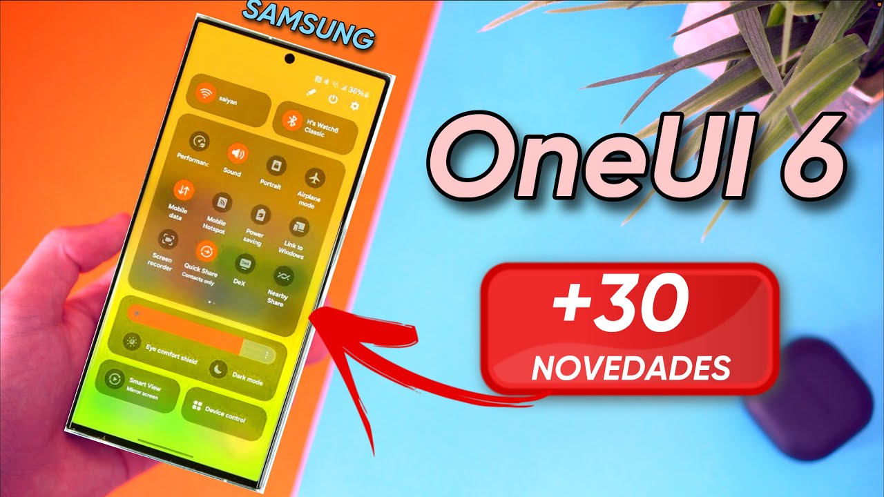 Samsung con ONE UI 6 ¡ES INCREIBLE! 30+ NOVEDADES