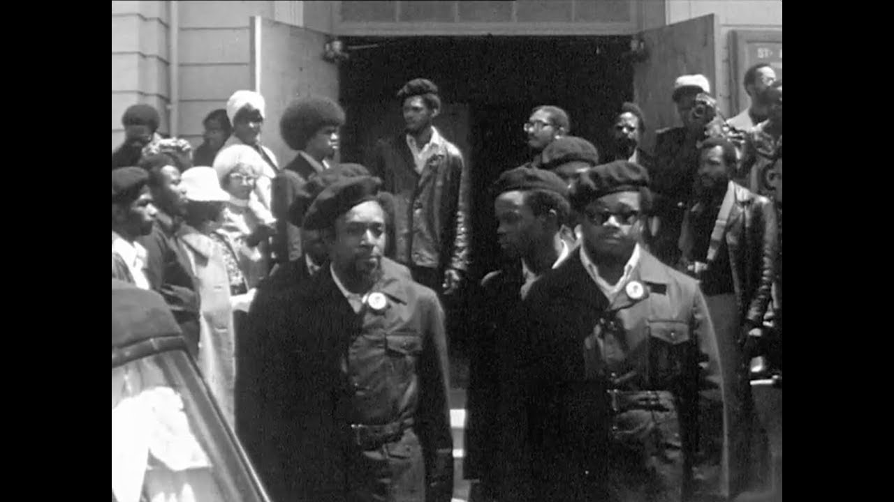 George Jackson Funeral (1971) | Silent Newsreel Footage