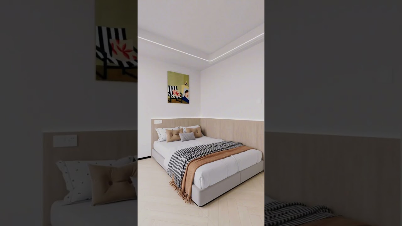 Small Bedroom Layout Ideas | Functional Bed & Space-Saving Design