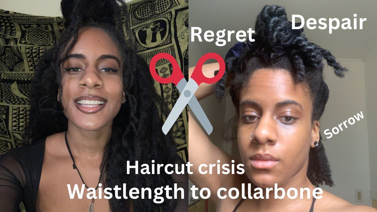 Natural Hair Storytime: I CUT My LONG Natural Hair and REGRET It. Waist-length To Collarbone.