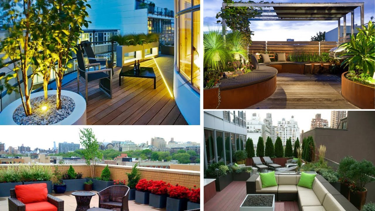 Latest Rooftop Garden Terrace Design Ideas for Urban Oasis Bliss | Container Gardening for Rooftop