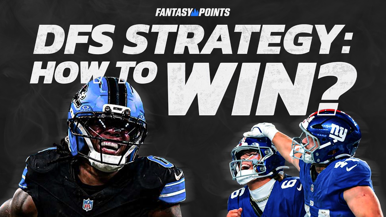 Winning DFS Strategy and Process that ACTUALLY WORKS! | DraftKings/FanDuel DFS 💰