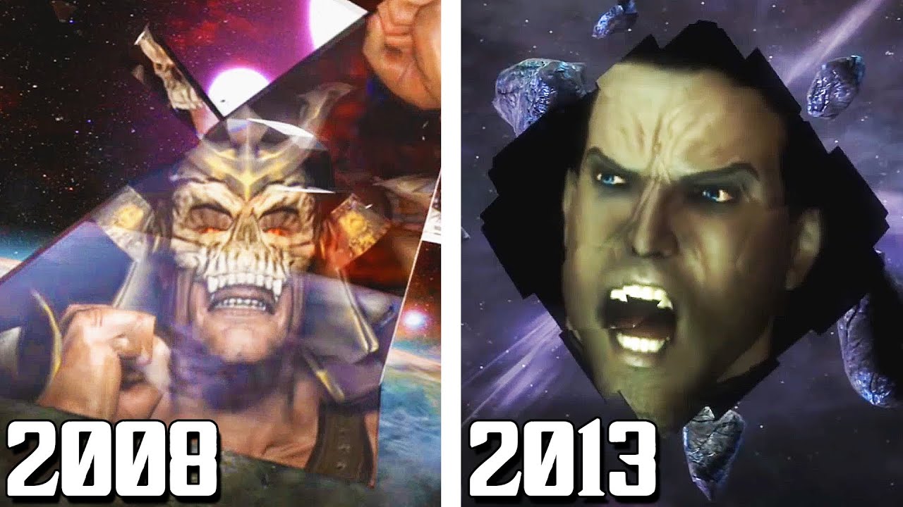 Shao Kahn Trapped in Phantom Zone vs Superman Trapped in Phantom Zone Comparison! (2008-2013)