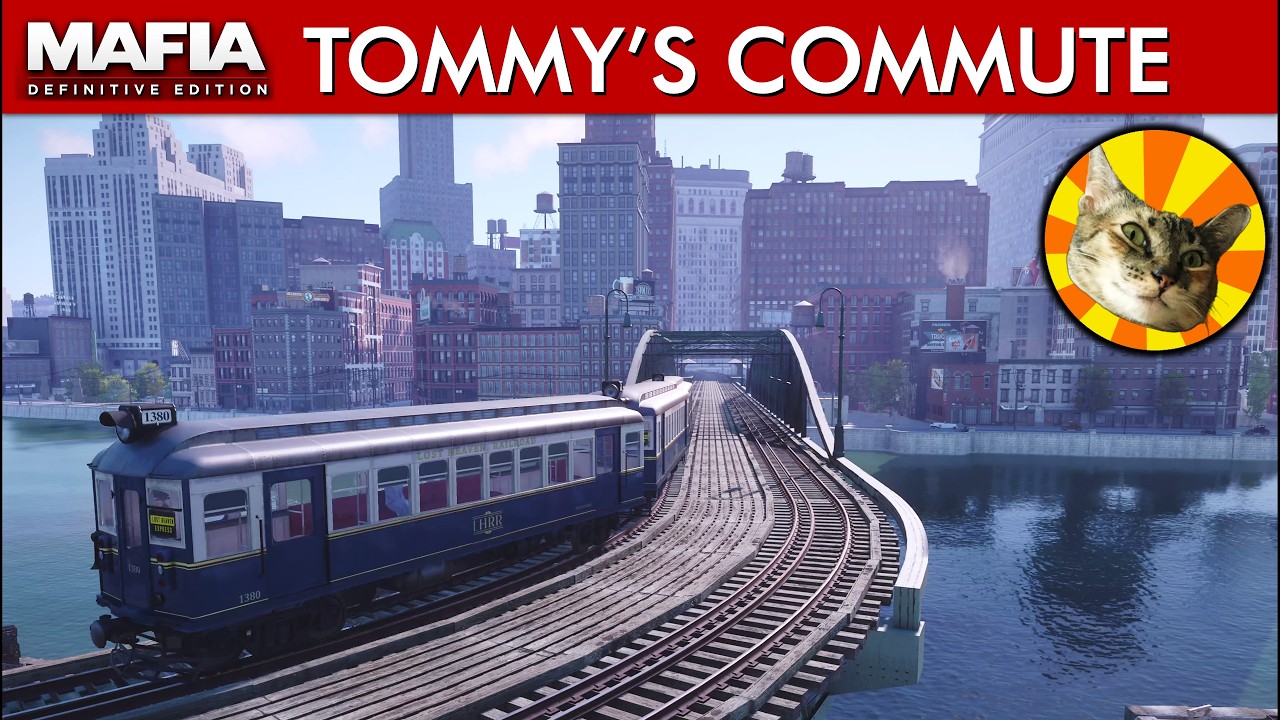 Tommy's train commute to work (and back) | Mafia: Definitive Edition