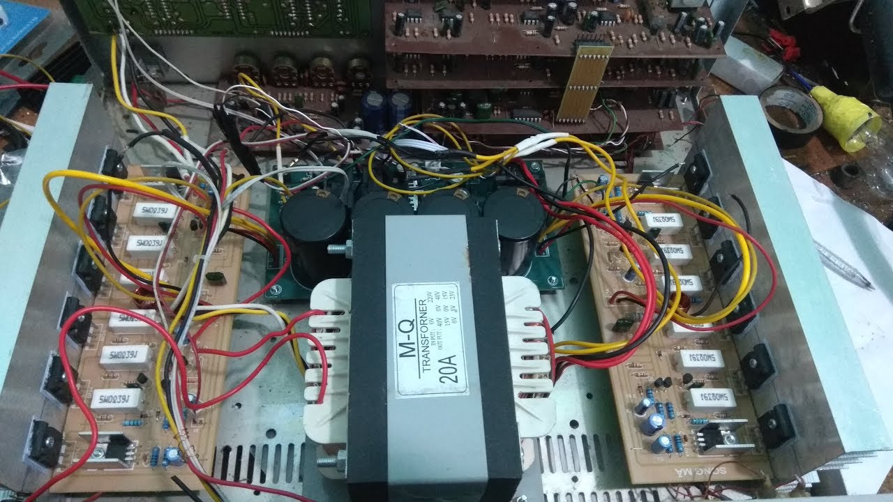 [AMPLY DIY] Hướng dẫn ráp mạch 12 sò Song Mã với Mạch Nguồn 4 Tụ SVA chống ù xì