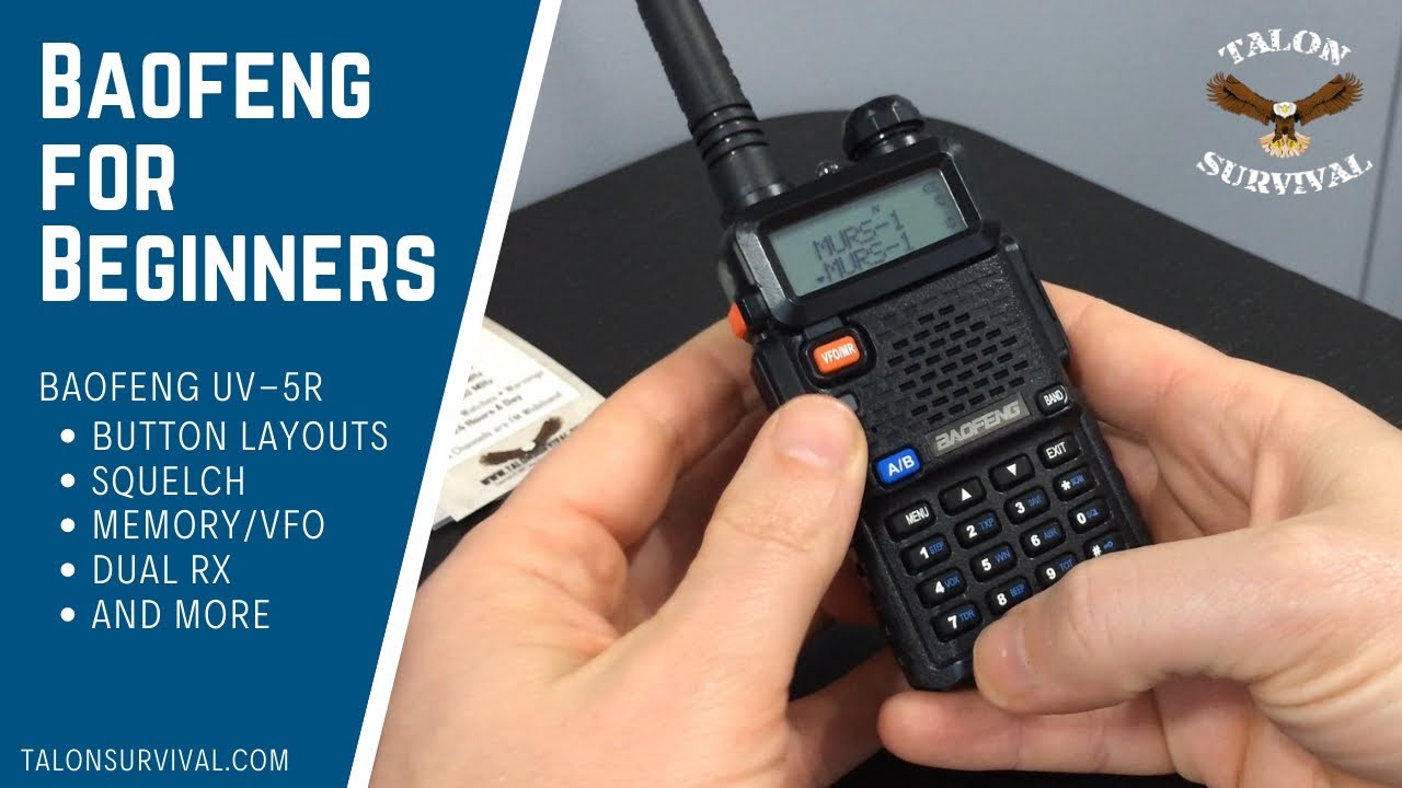 Baofeng for Beginners: How to Use Baofeng UV-5R Buttons and More