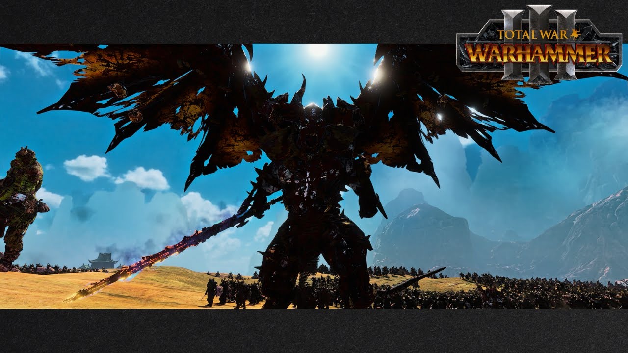 BE'LAKOR & CHAOS DWARFS VS GRAND CATHAY - MASSIVE WARHAMMER III CINEMATIC BATTLE