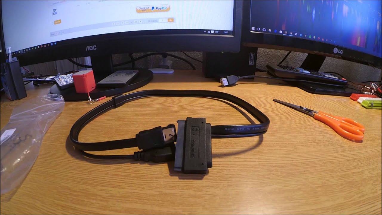 Cable eSATA con alimnetacion usb + datos 2.5In Hard Drive SATA To eSATA Data + USB Powered Cable