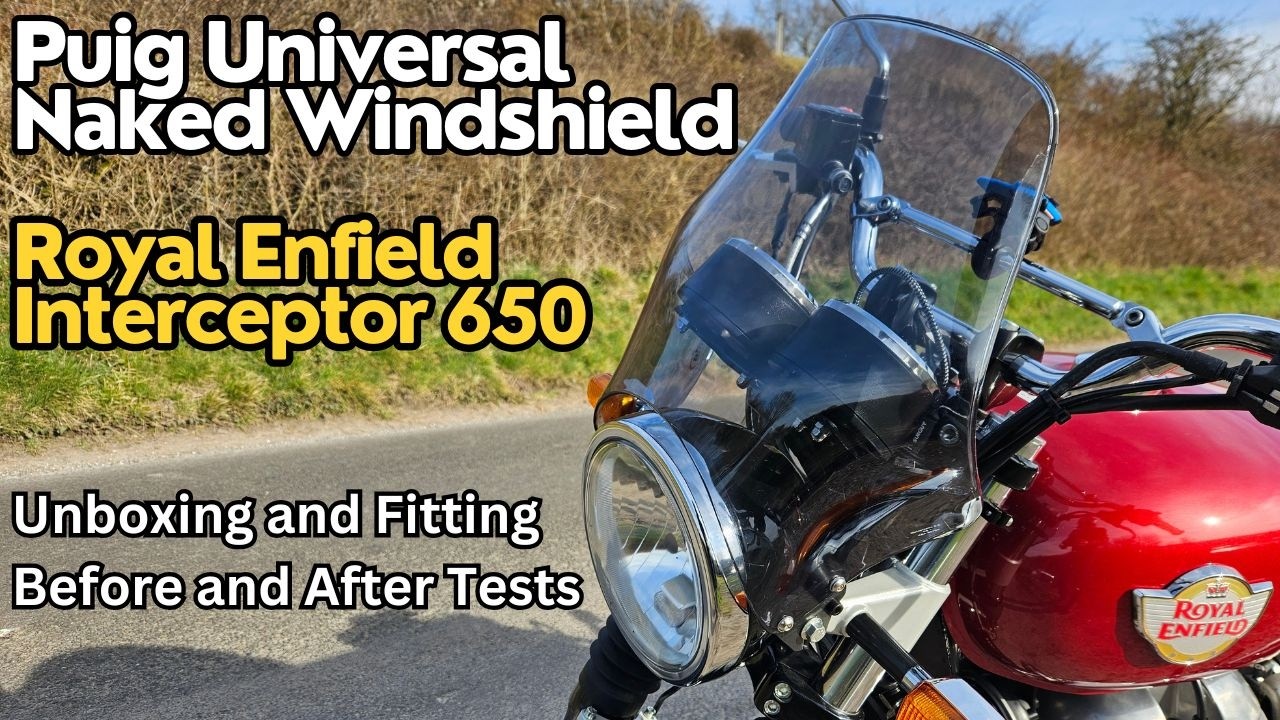 Puig Universal Naked Screen | RE Interceptor 650 | Unboxing, fitting, before & after test ride