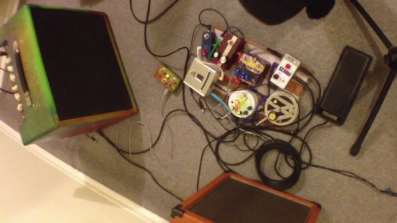 EHX Freeze Modified with Effects Loop and Expression Pedal