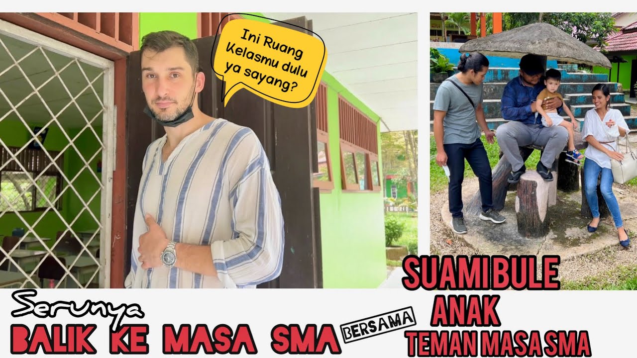 Suami Bule Datang Ke SMAN 2 Bontang, Dulu Istriku Bandel Nggak Ya Pas Sekolah? Masa Lalu Bangku SMA!