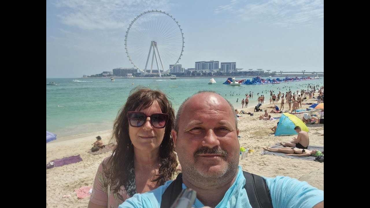 Pe jos prin Dubai Marina pana la plaja JBR !