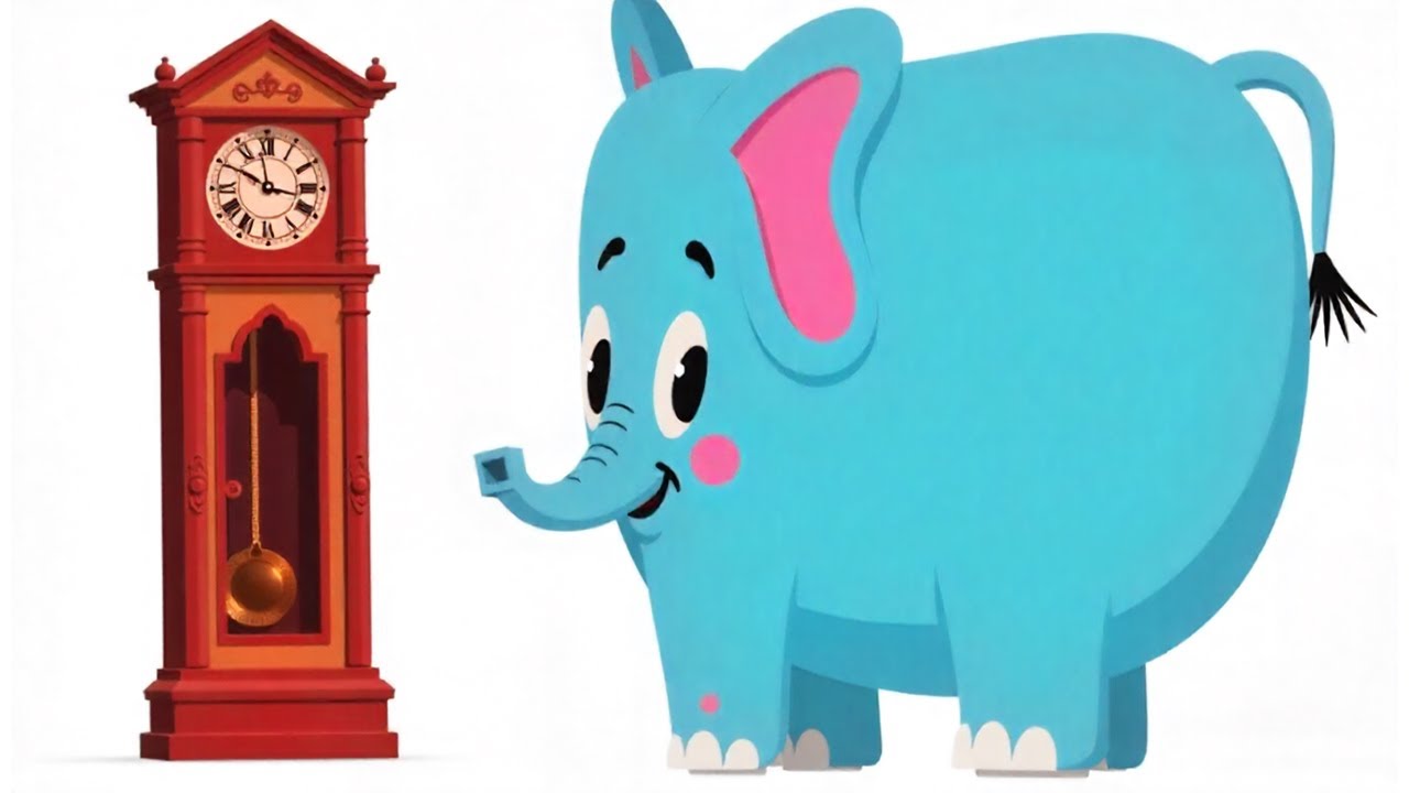 Hickory Dickory Dock 🐭 Mouse’s Crazy Clock Escape! 🎵 Cartoon Nursery Rhymes & Kids Songs with Lyrics