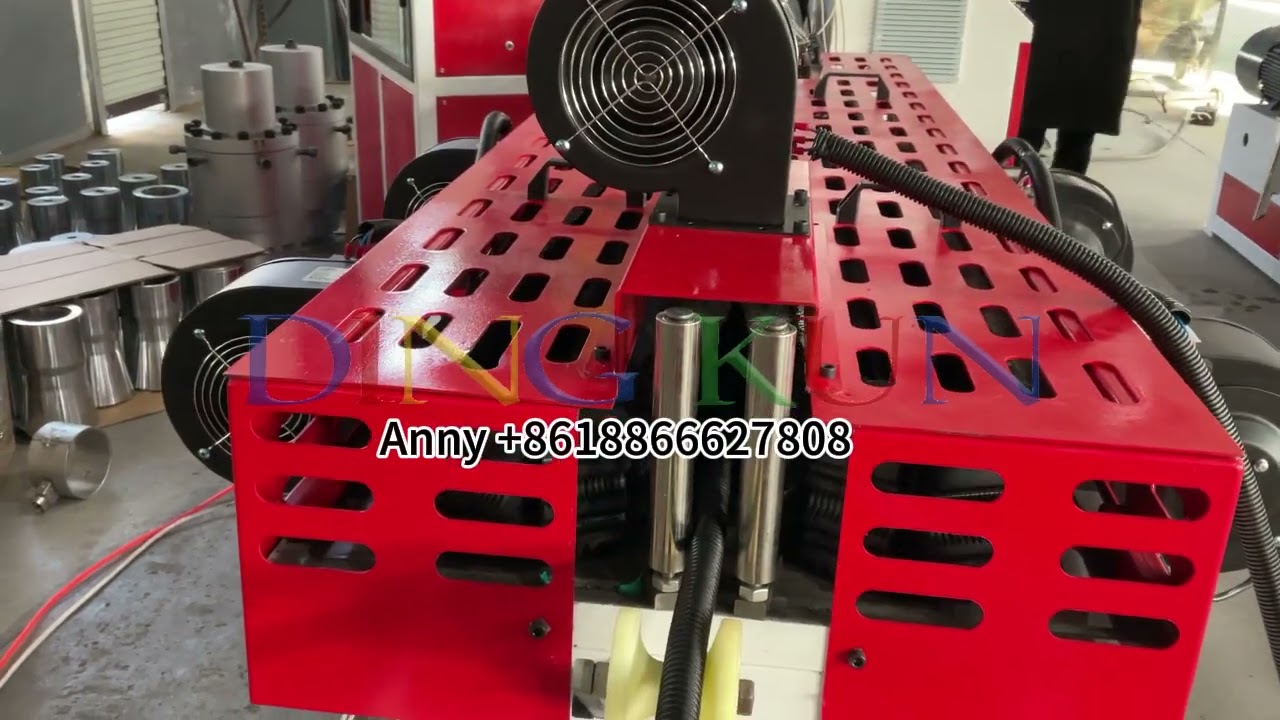 Electric Corrugated Flexible Plastic Pipe Hose Tube Making Machine