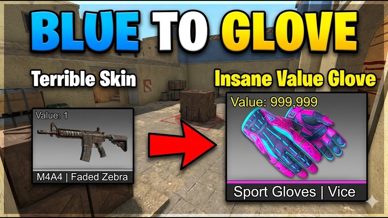 BLUE to a GLOVE │ Counter Blox Trading!