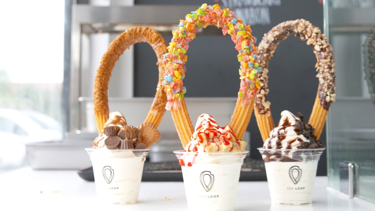 Loop Churro Sundaes | Delish