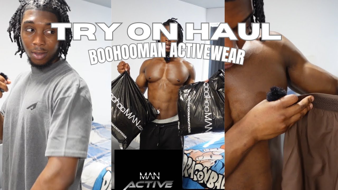 BOOHOOMAN ACTIVE TRY-ON HAUL