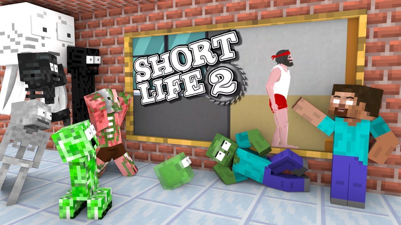 School Herobrine : Who won Herobrine's challenge? (Minecraft Animation)