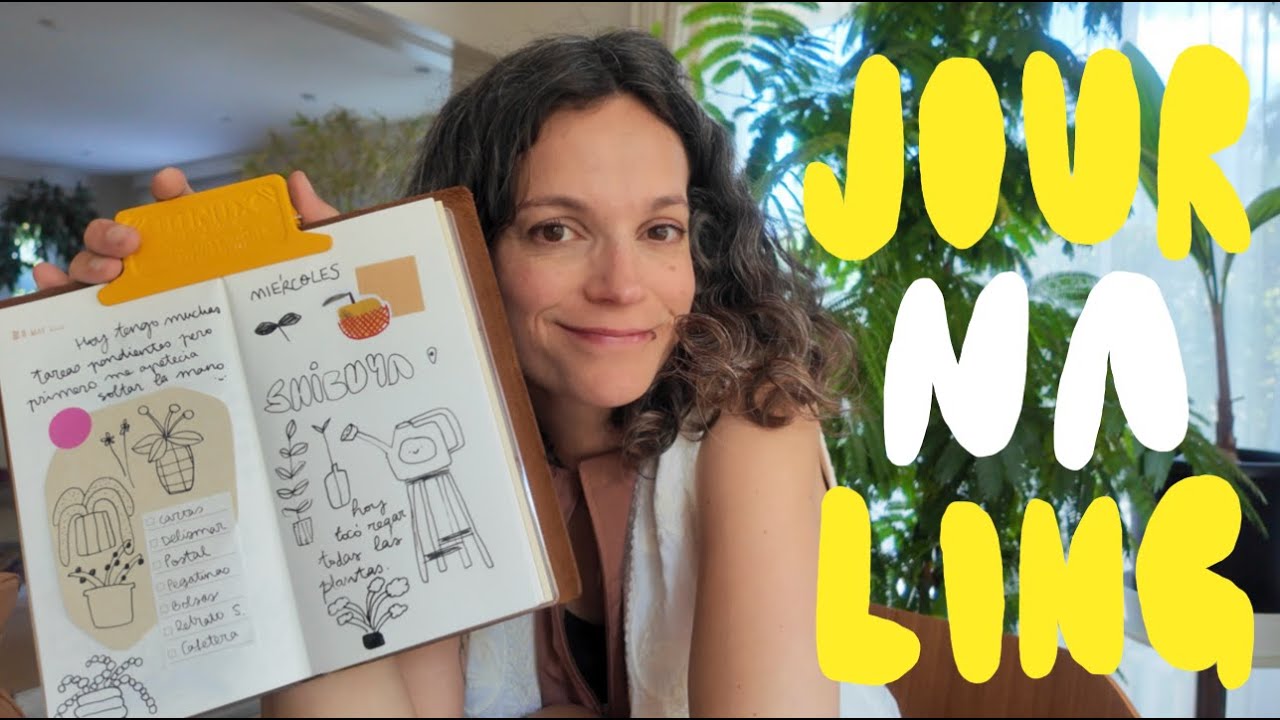 Un d&iacute;a como ilustradora por Shibuya: Journaling, matcha y plantas 🌱