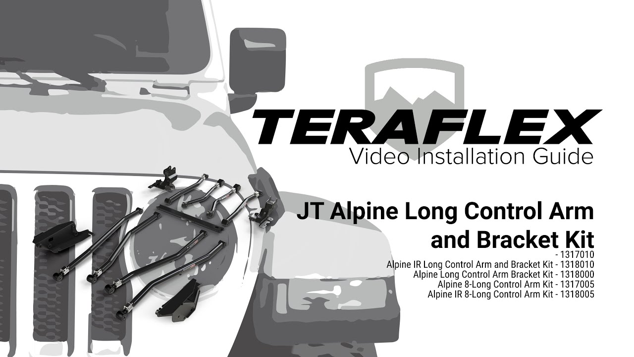 JT Long Arm & Bracket Kit Install | TeraFlex