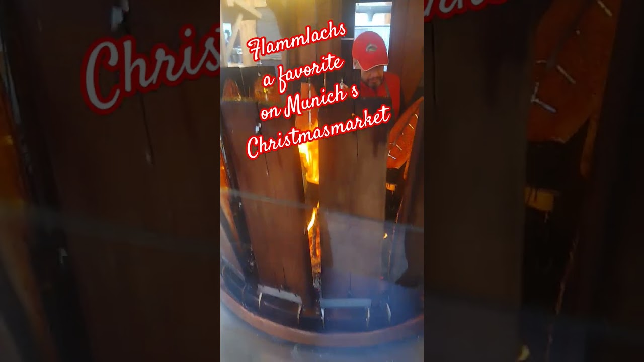 Flammlachs at Munich's Christmas market