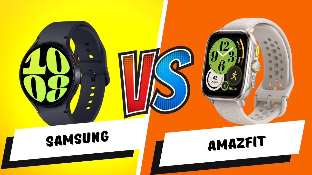 SAMSUNG vs AMAZFIT Smartwatch - Comparativo completo