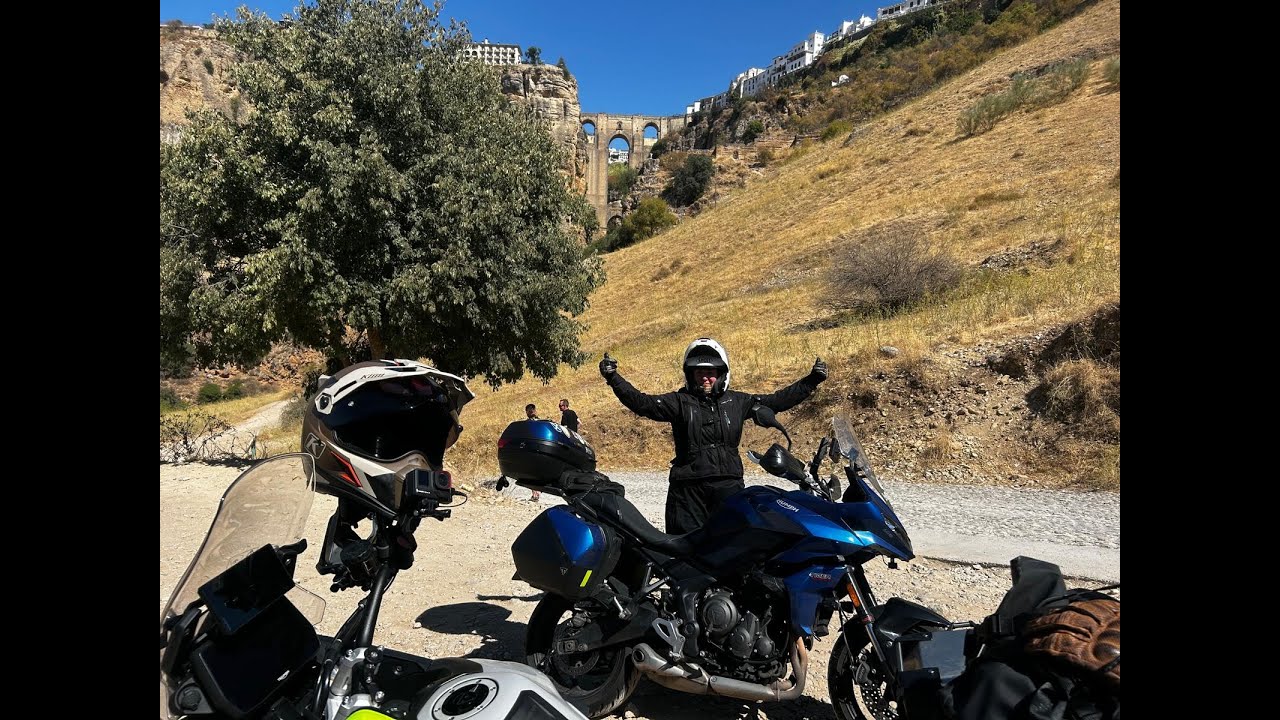 Spain Portugal tour 2025 part 3 on Triumph Tiger 660 and 900