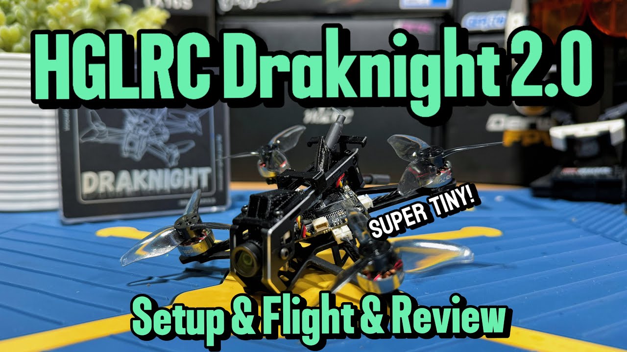 Perfect 2S freestyle FPV drone for beginners | HGLRC Draknight 2.0 | Full Setup & Flight Review
