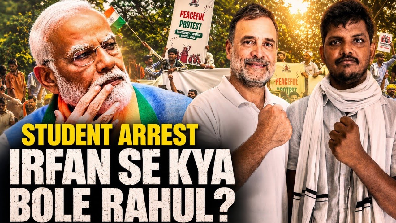 CJP Protest Student Arrests: Viral Irfan Se Kya Bole Rahul Gandhi? | Gen Z | Abhijeet Dipke | Modi