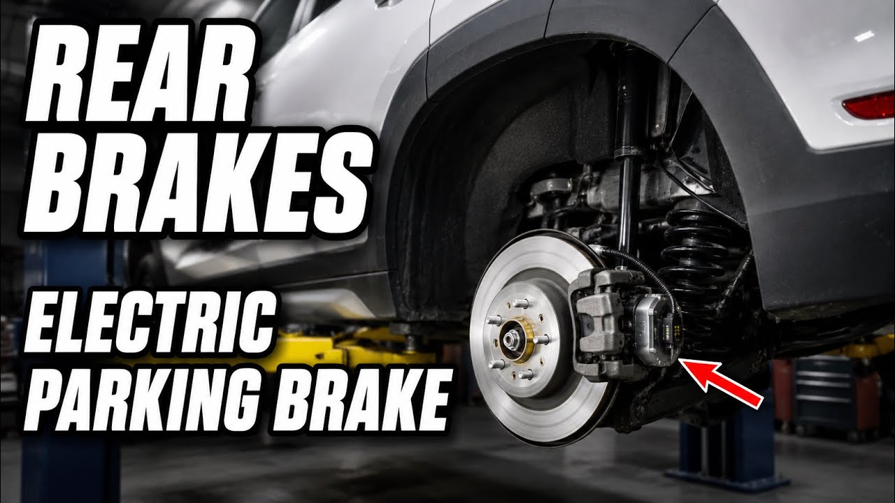 Hyundai Kia rear brake replacement WITH ELECTRONIC PARKING BRAKE!!!