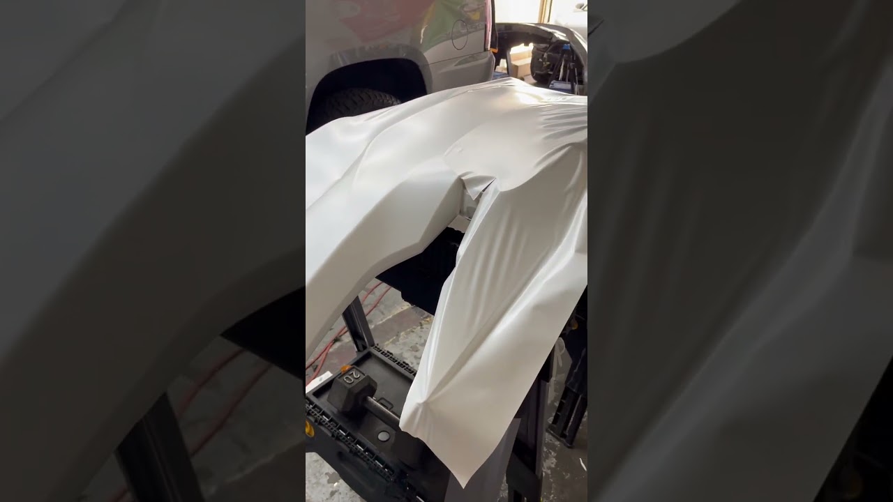 From gloss white to matte white 🔥 #automotive