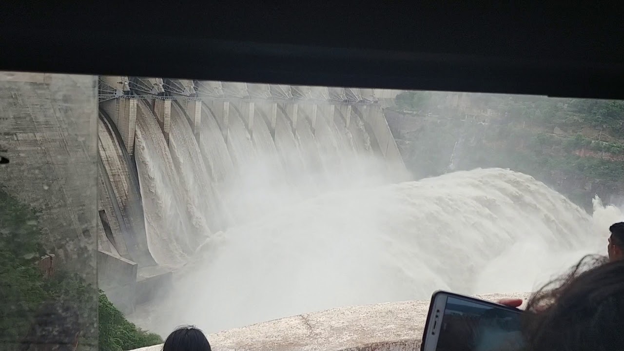 Srisailam Reservoir outflow beautiful look