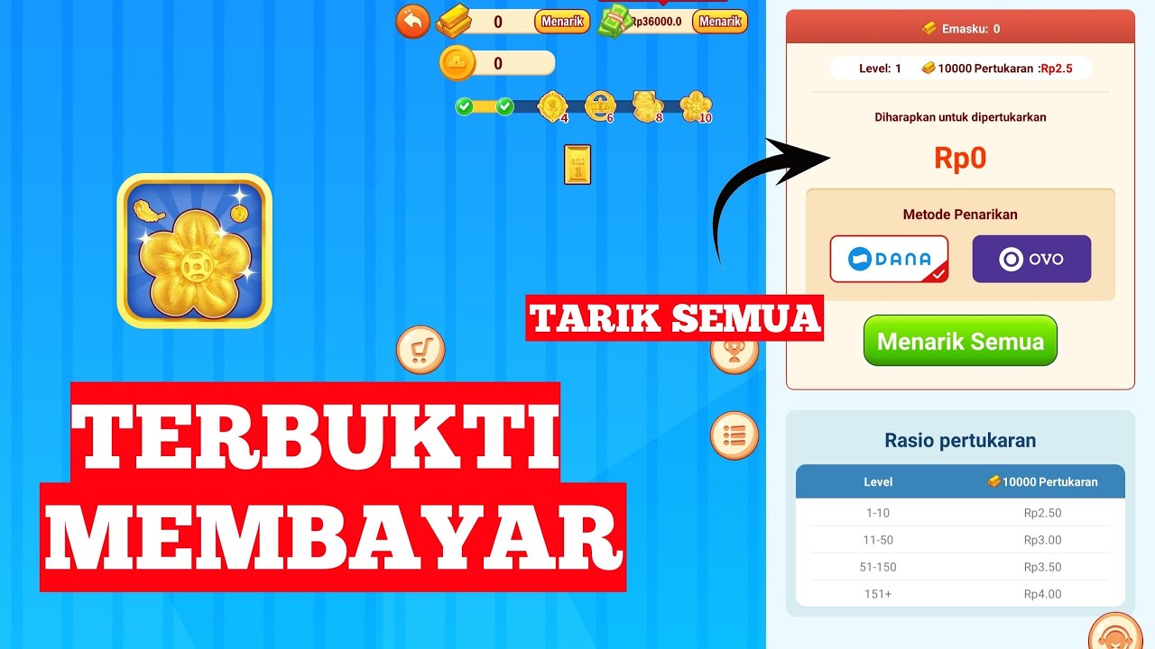 Gold Combo - Aplikasi Game Penghasil Uang 2025 Terbukti Membayar Saldo Dana
