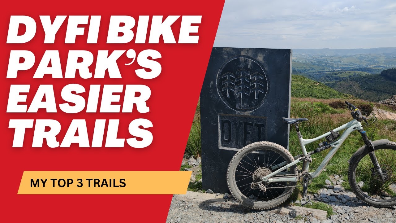 Dyfi Bike Park's easier trails