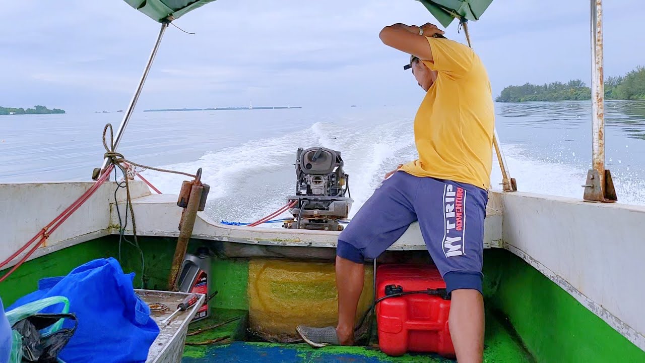 JANGAN LEWATKAN !!! Jay kaltim dipanggil kekota Bontang untuk perbaikan mesin kapsul 40hp (doraemon)