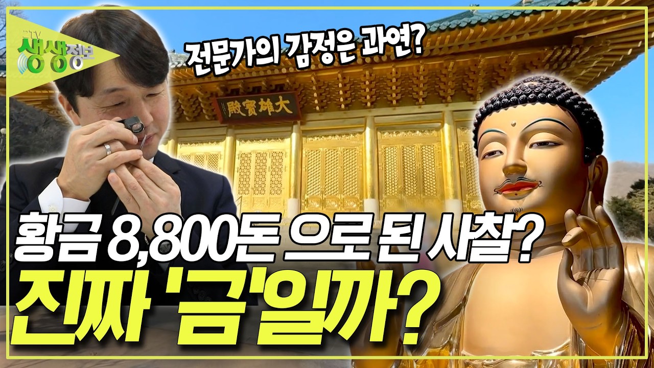 법당 바닥 '황금' 조각을 전문가에게 가져가봤더니... [2TV 생생정보] KBS 260210 방송