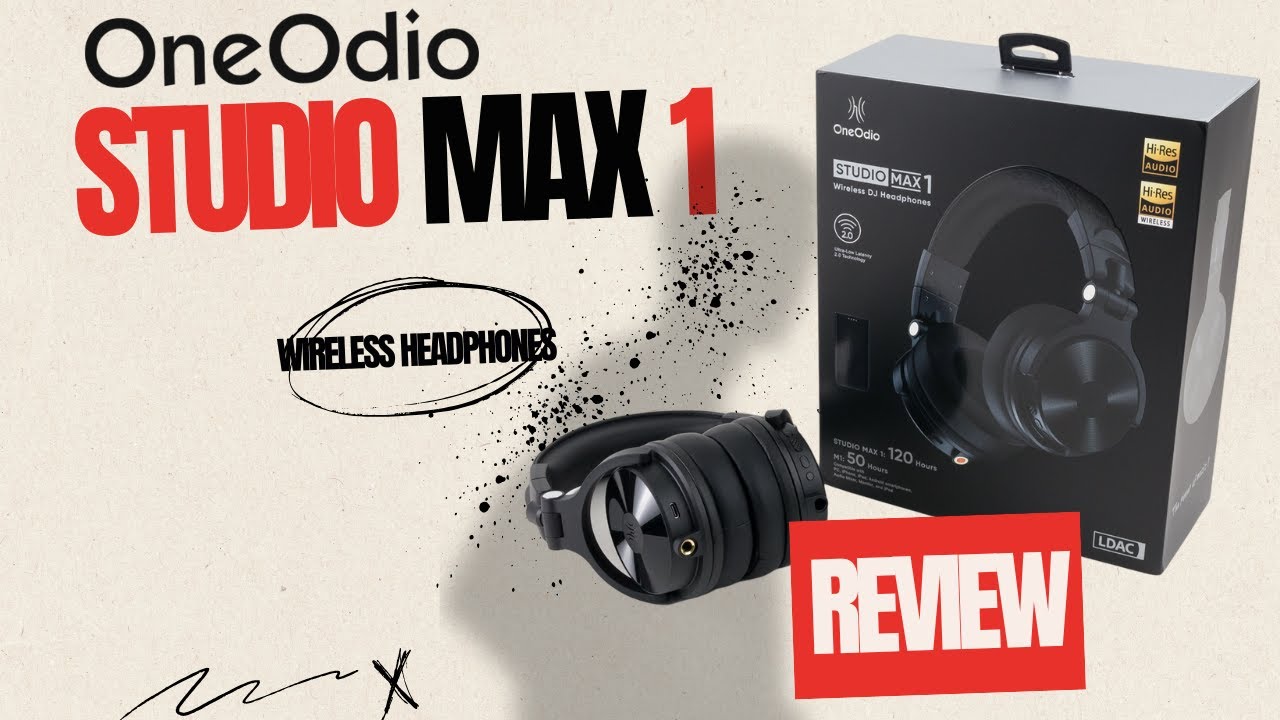 OneOdio Studio Max 1 Wireless/Bluetooth Headphones - Review & demo