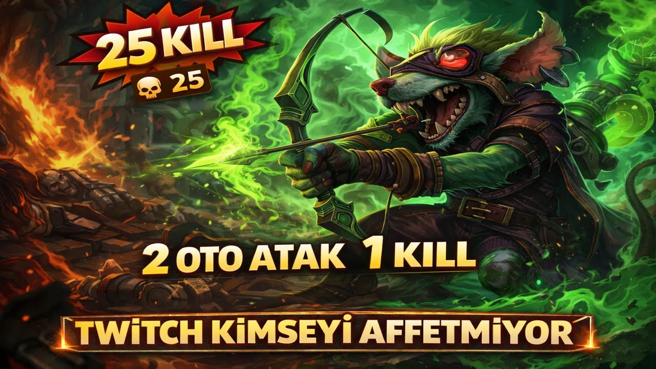 25 KİLL TWİTCH RESMEN TEK ATIYORUM