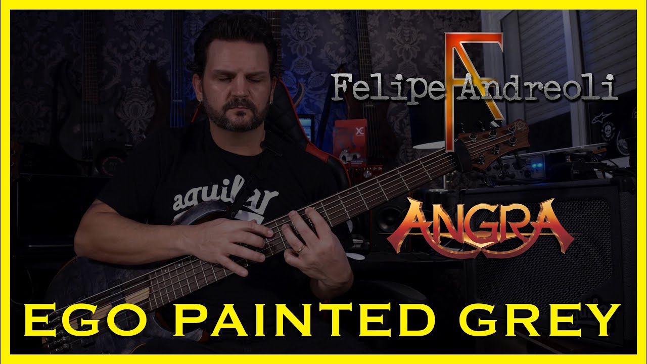 Felipe Andreoli - Angra - Ego Painted Grey [Bass Playthrough]