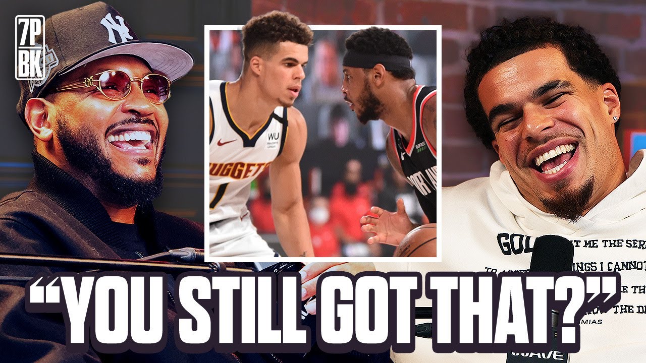 MICHAEL PORTER JR on Getting SCORED ON By CARMELO ANTHONY: 