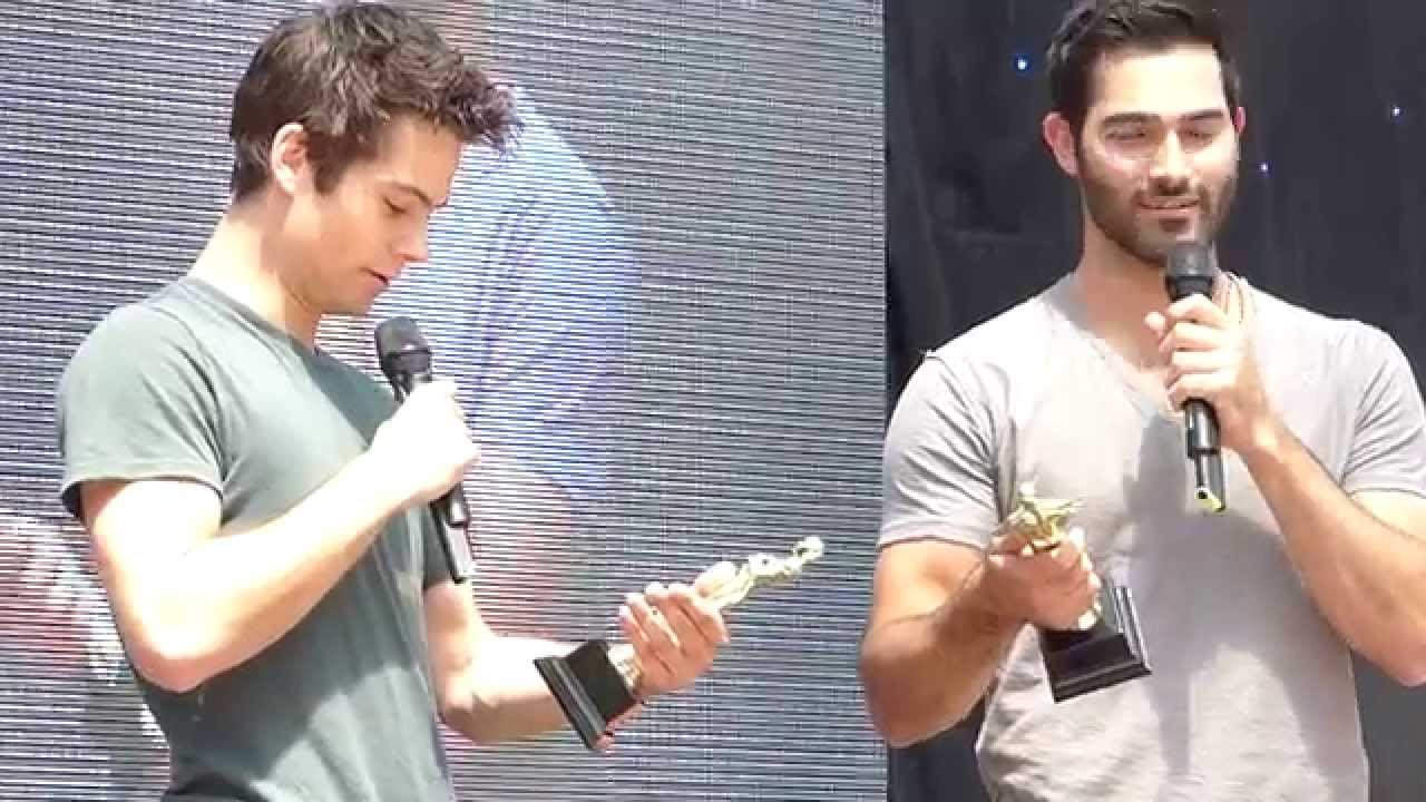 Alpha Con 2014.Tyler Hoechlin and  Dylan O'brien panel. Part 1. Oscar*))