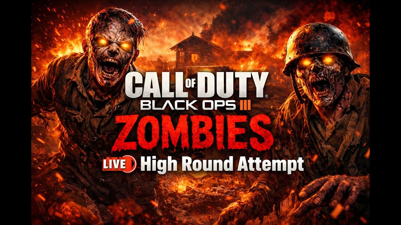 🟢 LIVE | Black Ops 3 Zombies how many rounds?