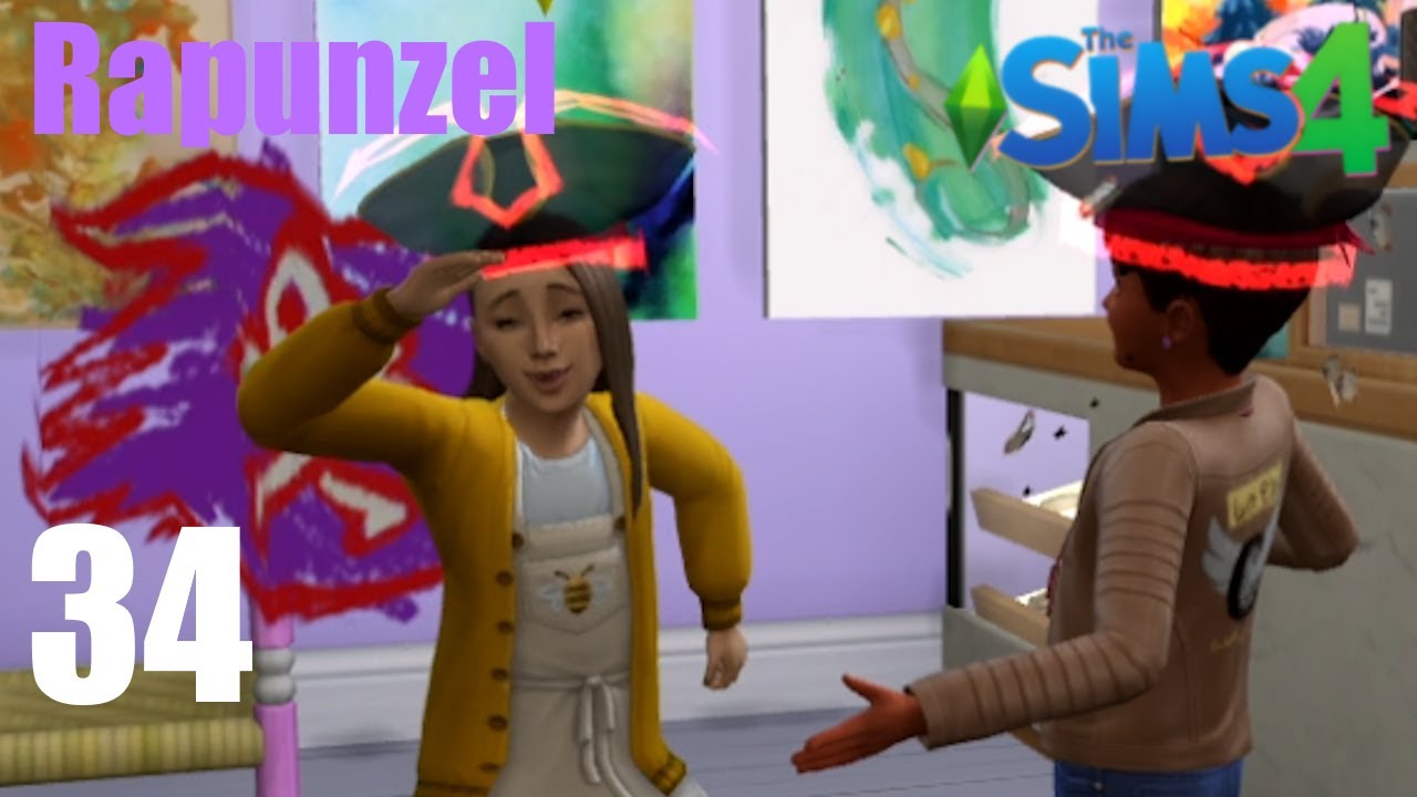En rolig hverdag #34 | Sims 4 Rapunzel