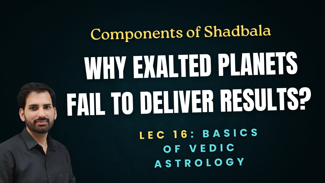 Stop Guessing Planet Strength | Shadbala Explained Practically| Lec 16 Vedic Astrology
