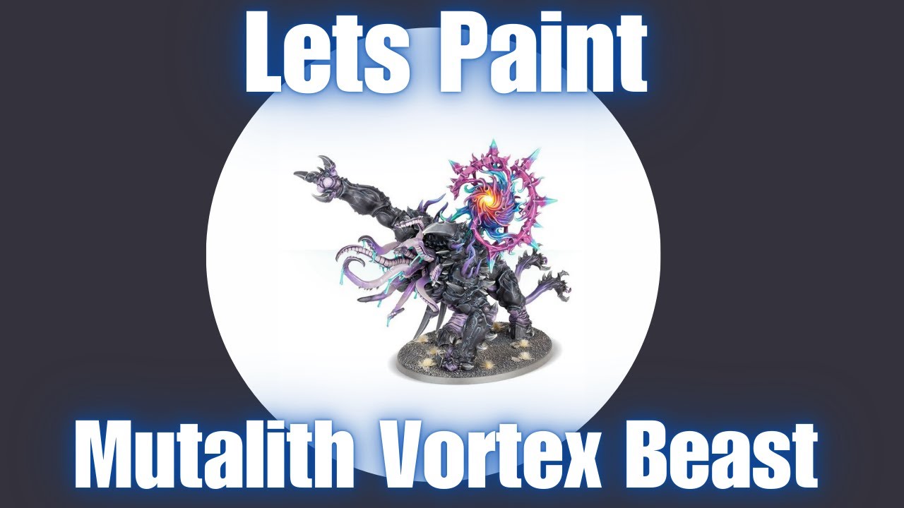 Lets Paint!  Still working on my Mutalith Vortex Beast for my Thousand Sons