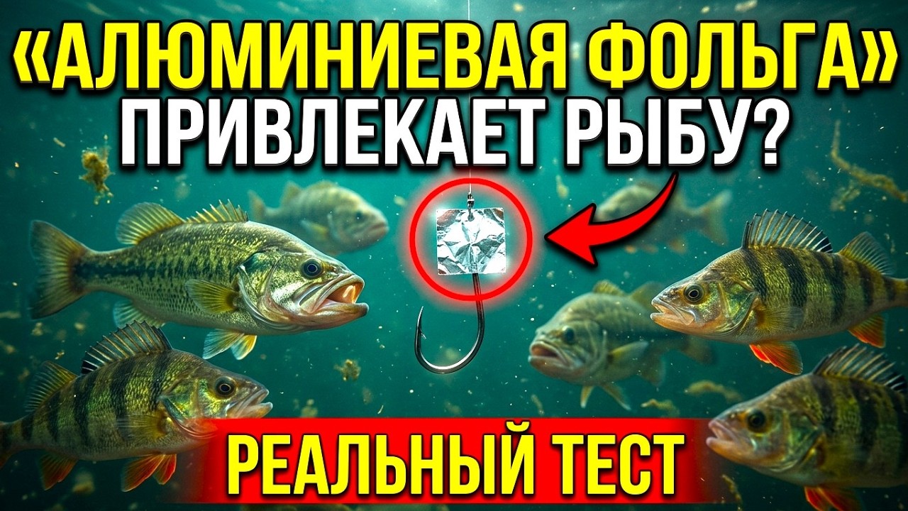 Почему алюминиевая фольга привлекает рыбу с 50 метров? Трюк, который скрывают рыбаки