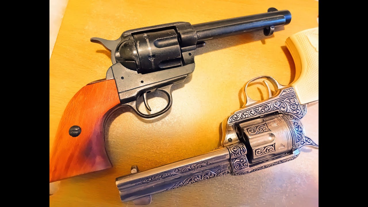 [Model Gun] Denix Single Action Army Revolvers - showcase, review + cap firing