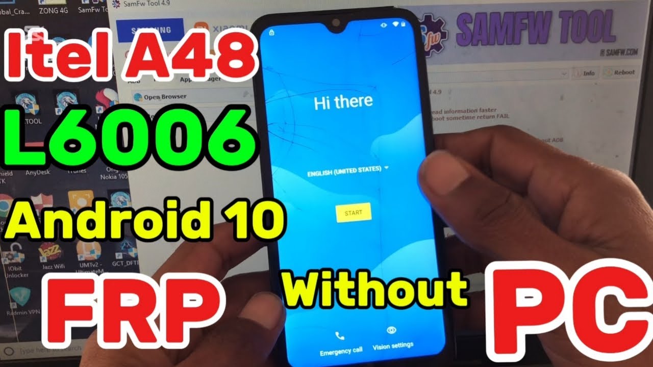 itel L6006 ( itel A48 ) Android 10 frp Without PC 😁 Bypass 2025