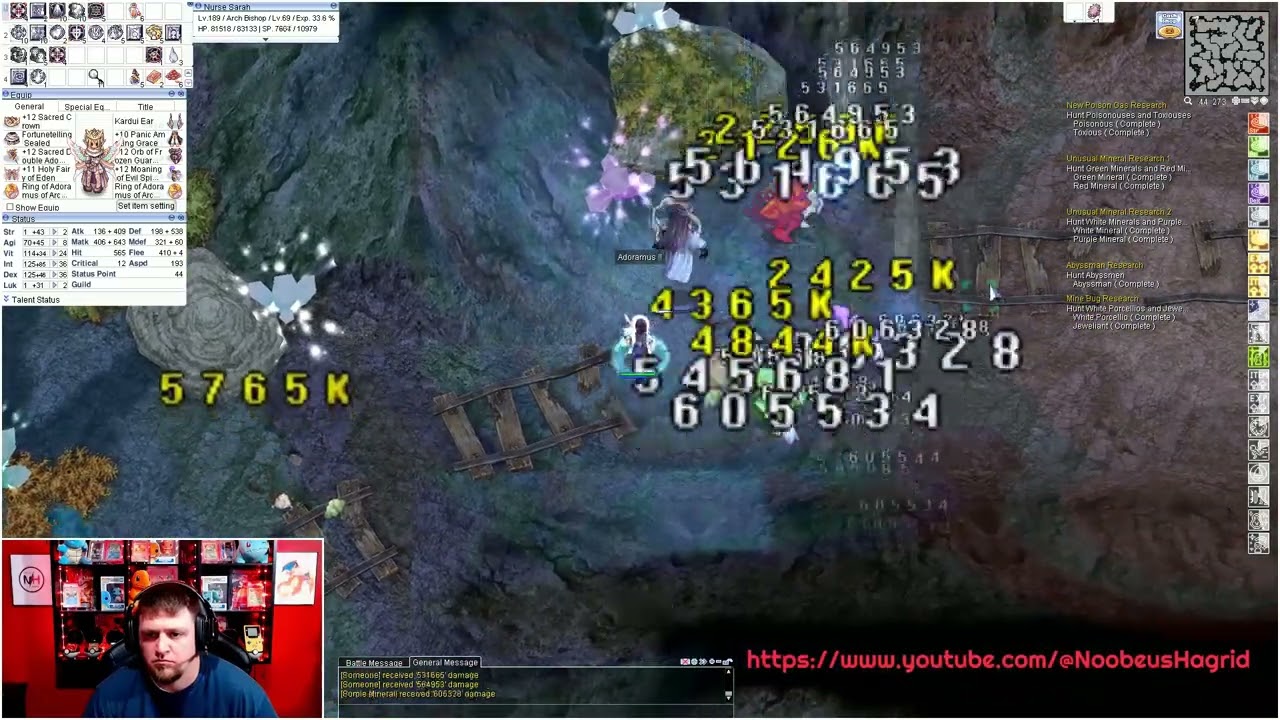Ragnarok Online (iRO Chaos) -  Adoramus Arch Bishop Speed Leveling!