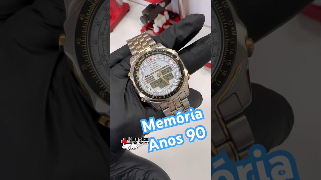 Citizen New Wingman #anos90  #relogiomasculino #antesedepois #relojoaria #citizenwatch #rel&oacute;gio